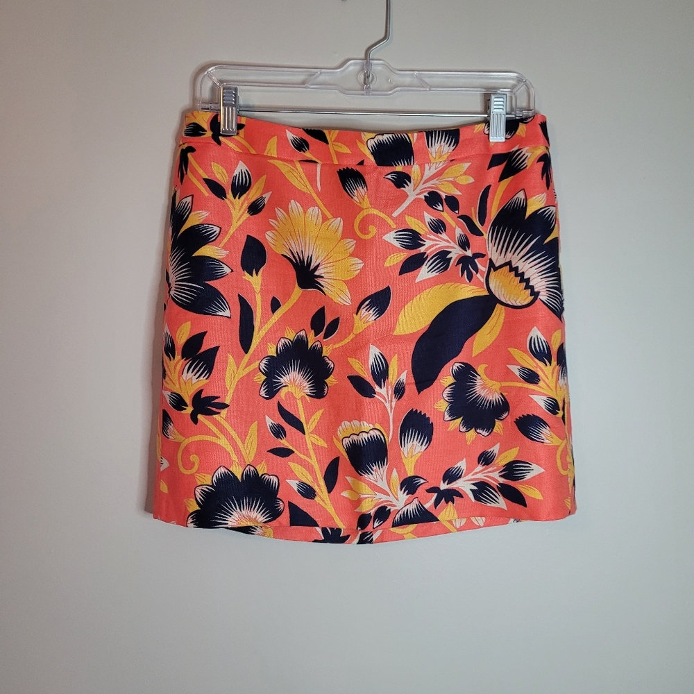 J. Crew Postage Stamp Mini in Hibiscus Floral